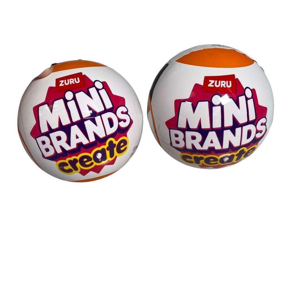 ZURU Mini Brands Create‎ Dishes MASTER CHEF BLIND MYSTERY Ball 2024 NEW LOT of 2